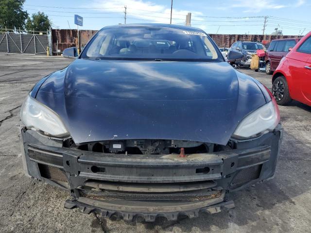 5YJSA1S12EFP44273 - 2014 TESLA MODEL S Կապույտ լուսանկար 5