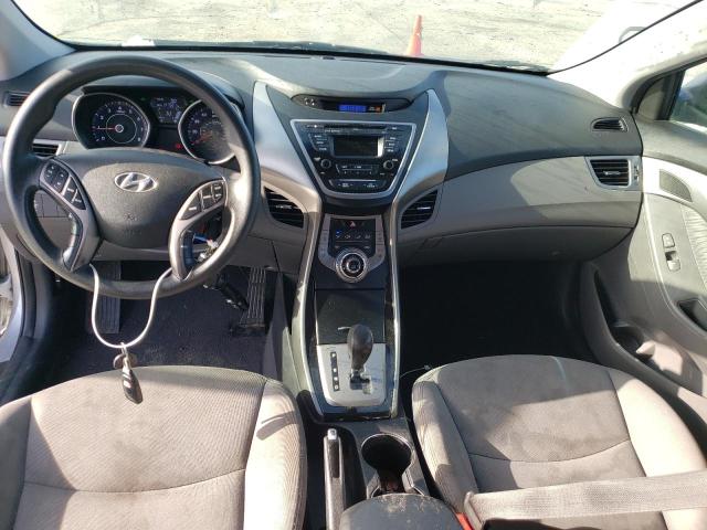 5NPDH4AE3DH382674 - 2013 HYUNDAI ELANTRA GLS SILVER photo 8