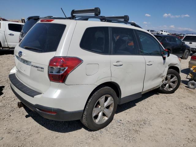 JF2SJAEC3EH491625 - 2014 SUBARU FORESTER 2.5I PREMIUM WHITE photo 3