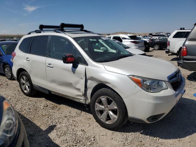 JF2SJAEC3EH491625 - 2014 SUBARU FORESTER 2.5I PREMIUM WHITE photo 4