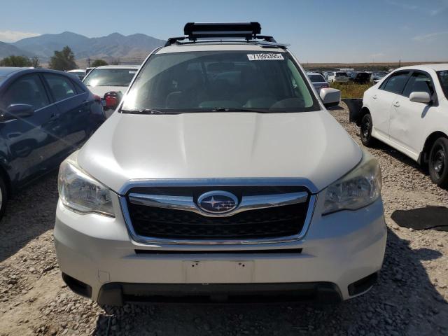 JF2SJAEC3EH491625 - 2014 SUBARU FORESTER 2.5I PREMIUM WHITE photo 5