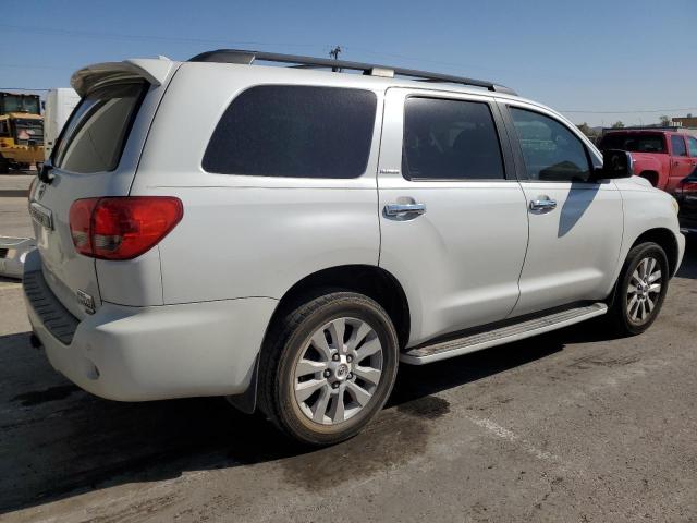 5TDDW5G12AS028084 - 2010 TOYOTA SEQUOIA PLATINUM WHITE photo 3