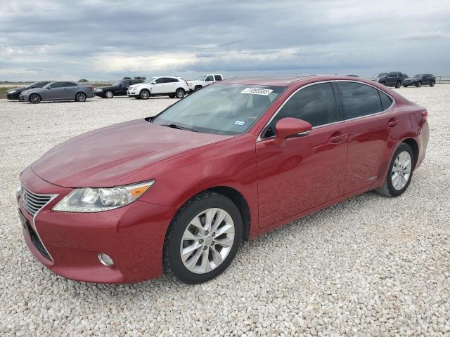 JTHBW1GG9D2033104 - 2013 LEXUS ES 300H MAROON photo 1