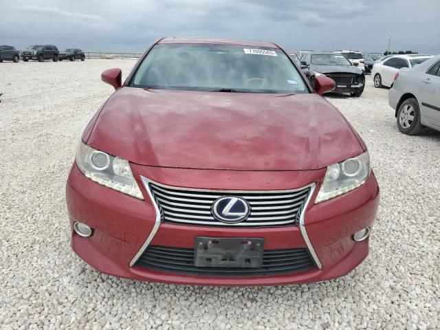 JTHBW1GG9D2033104 - 2013 LEXUS ES 300H MAROON photo 5