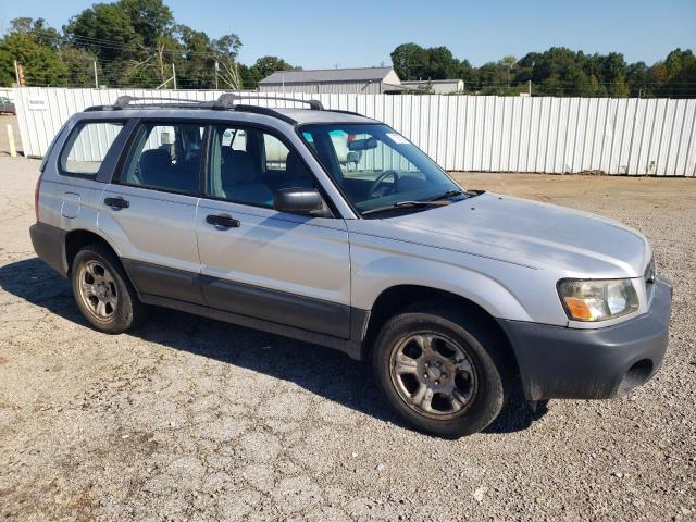 JF1SG63675H728808 - 2005 SUBARU FORESTER 2.5X SILVER photo 4