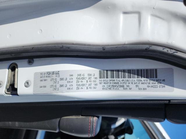 1C4PJMBS4FW728086 - 2015 JEEP CHEROKEE TRAILHAWK WHITE photo 13