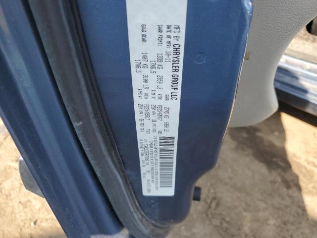 2C4RC1CG2CR170206 - 2012 CHRYSLER TOWN & COU TOURING L BLUE photo 23