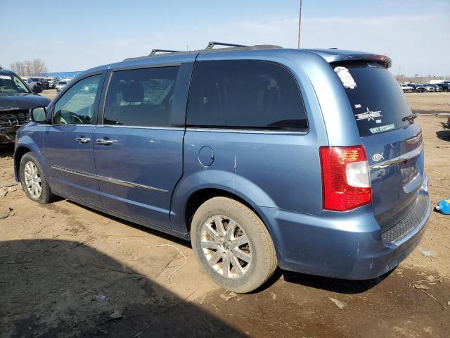 2C4RC1CG2CR170206 - 2012 CHRYSLER TOWN & COU TOURING L BLUE photo 3