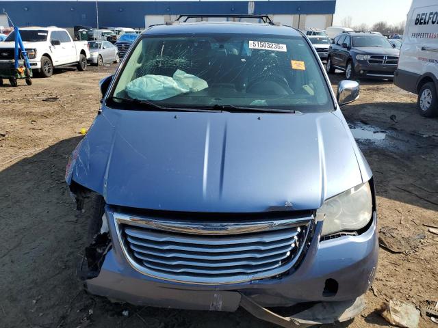 2C4RC1CG2CR170206 - 2012 CHRYSLER TOWN & COU TOURING L BLUE photo 9