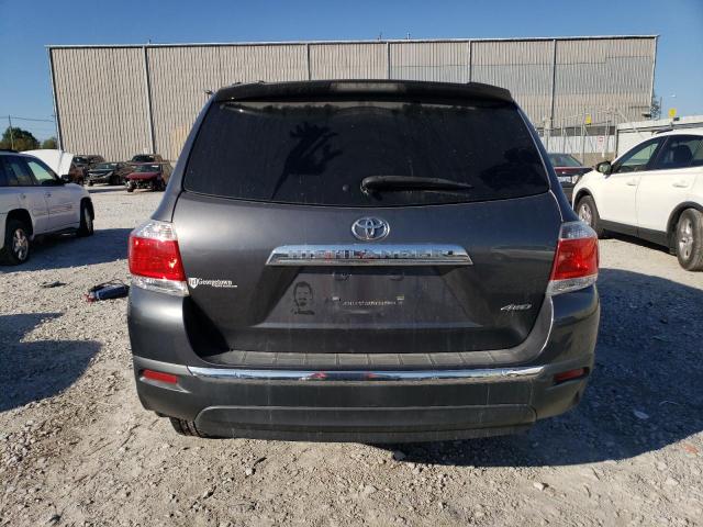 5TDBK3EH9CS101686 - 2012 TOYOTA HIGHLANDER BASE GRAY photo 6