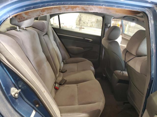 1HGFA16836L138442 - 2006 HONDA CIVIC EX BLUE photo 10