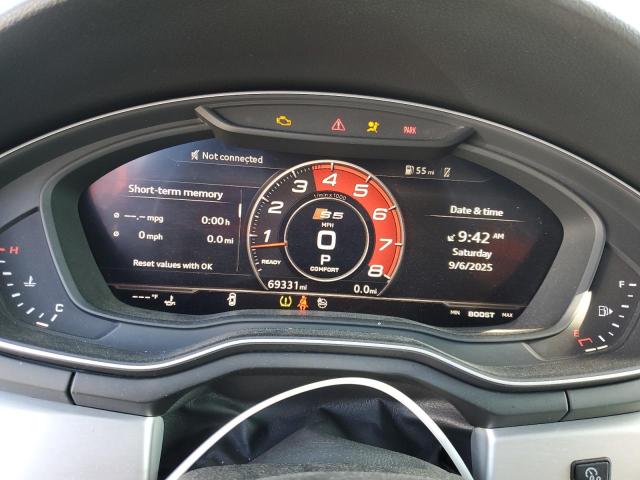 WAU24GF59JN010097 - 2018 AUDI S5 PRESTIGE Boz foto 9