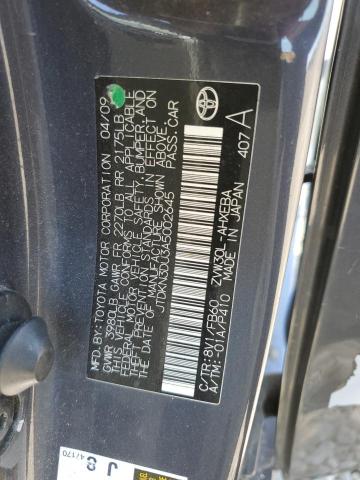 JTDKN3DU3A5002645 - 2010 TOYOTA PRIUS 石墨色 照片 12