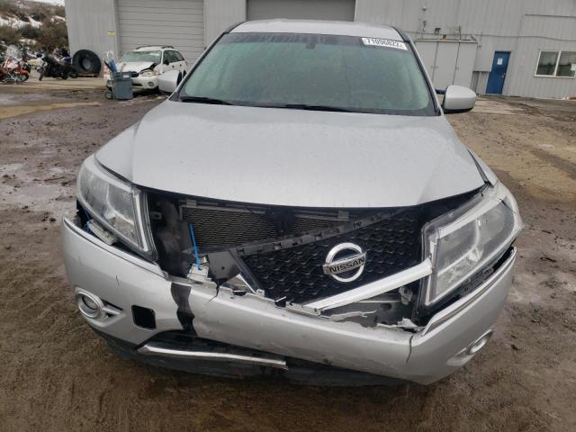 5N1AR2MM7FC640874 - 2015 NISSAN PATHFINDER S SILVER photo 5