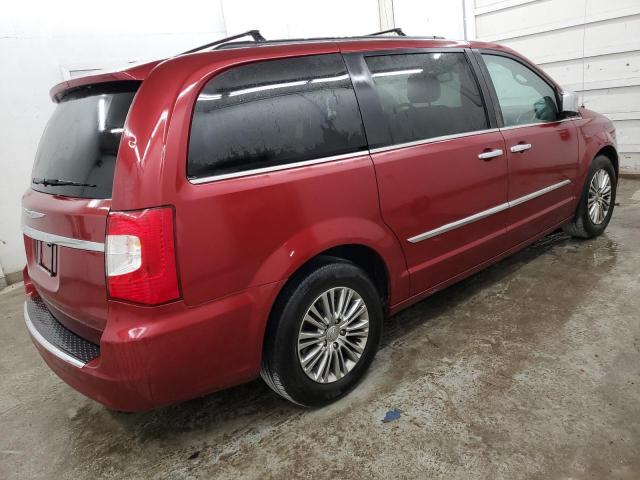 2C4RC1CG5ER466744 - 2014 CHRYSLER TOWN & COU TOURING L MAROON photo 3