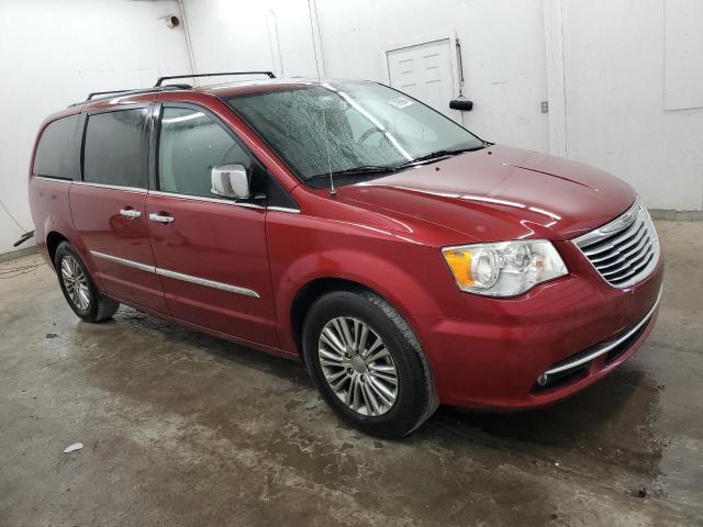 2C4RC1CG5ER466744 - 2014 CHRYSLER TOWN & COU TOURING L MAROON photo 4