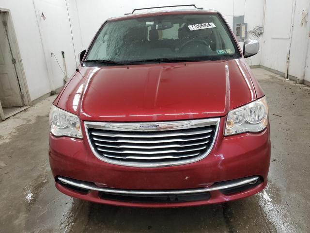 2C4RC1CG5ER466744 - 2014 CHRYSLER TOWN & COU TOURING L MAROON photo 5