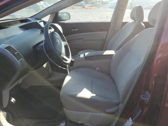 JTDKB20U053118878 - 2005 TOYOTA PRIUS Бордовый фото 7
