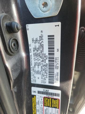 5TFRY5F13CX123560 - 2012 TOYOTA TUNDRA DOUBLE CAB SR5 GRAY photo 12