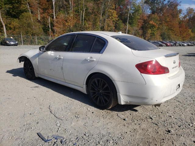 JNKCV61E09M013654 - 2009 INFINITI G37 BASE WHITE photo 2