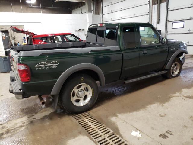 1FTZR15E31PB75388 - 2001 FORD RANGER SUPER CAB Zelená fotografie 3