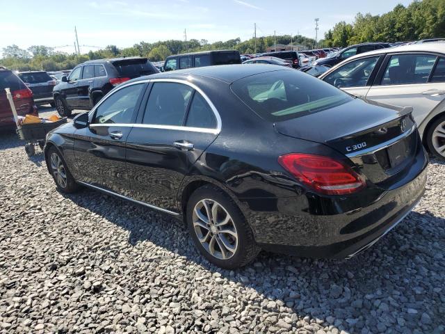 55SWF4KB9GU143540 - 2016 MERCEDES-BENZ C 300 4MATIC BLACK photo 2