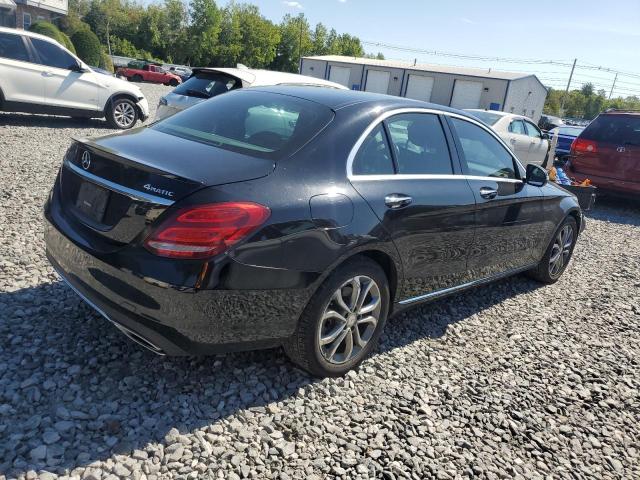 55SWF4KB9GU143540 - 2016 MERCEDES-BENZ C 300 4MATIC BLACK photo 3