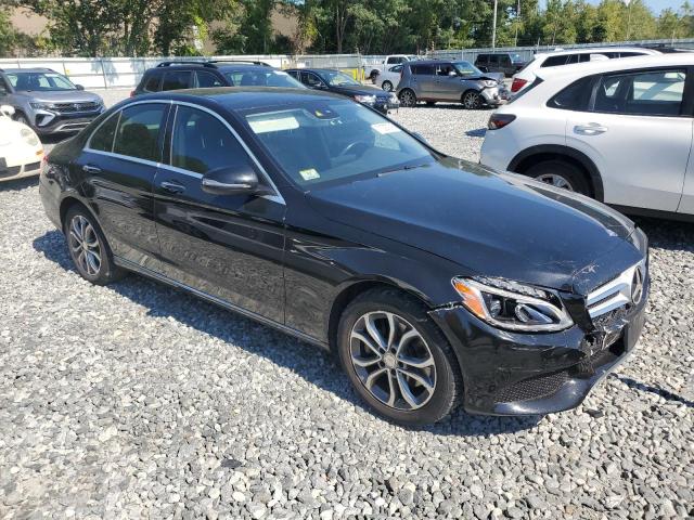 55SWF4KB9GU143540 - 2016 MERCEDES-BENZ C 300 4MATIC BLACK photo 4