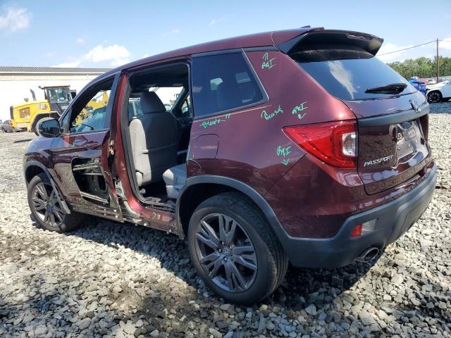 5FNYF8H57KB008164 - 2019 HONDA PASSPORT EXL Бордовий фото 2