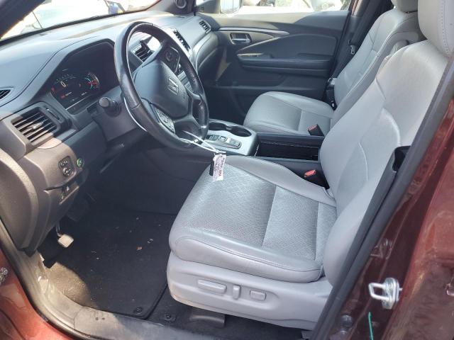 5FNYF8H57KB008164 - 2019 HONDA PASSPORT EXL Бордовий фото 7