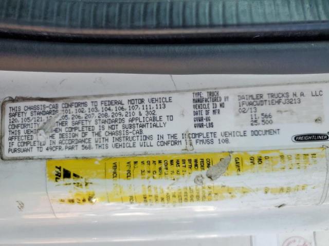 1FVACWDT1EHFJ3213 - 2014 FREIGHTLINER M2 106 MEDIUM DUTY WHITE photo 10