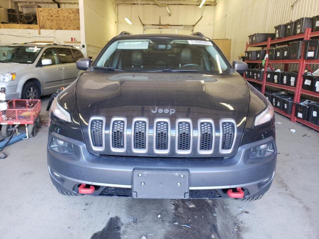 1C4PJMBS9FW661839 - 2015 JEEP CHEROKEE TRAILHAWK BLACK photo 5