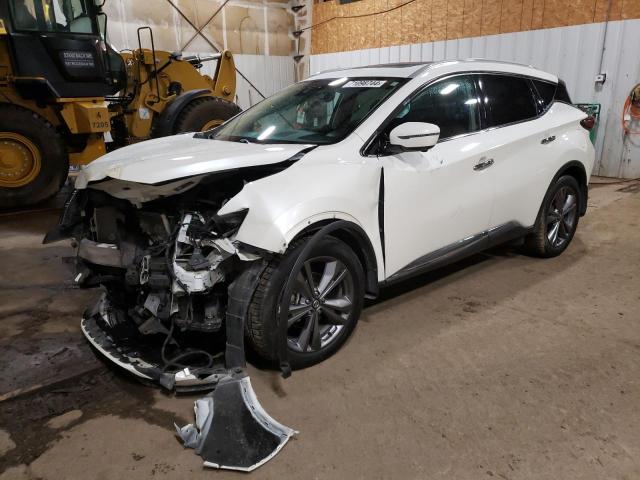 5N1AZ2DS6MC102436 - 2021 NISSAN MURANO PLATINUM WHITE photo 1