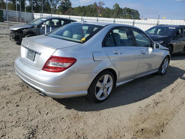 WDDGF5EB2BA470408 - 2011 MERCEDES-BENZ C 300 SILVER photo 3