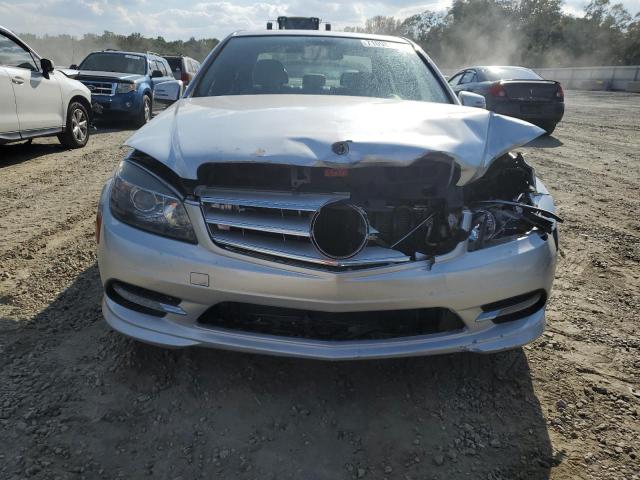 WDDGF5EB2BA470408 - 2011 MERCEDES-BENZ C 300 SILVER photo 5