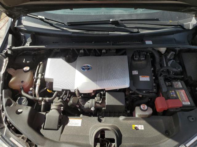 JTDKARFU8K3078984 - 2019 TOYOTA PRIUS გრაფიტი ფოტო 11