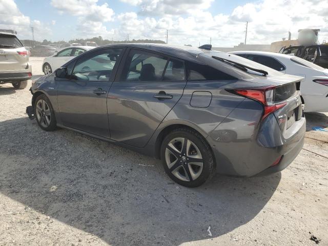 JTDKARFU8K3078984 - 2019 TOYOTA PRIUS გრაფიტი ფოტო 2