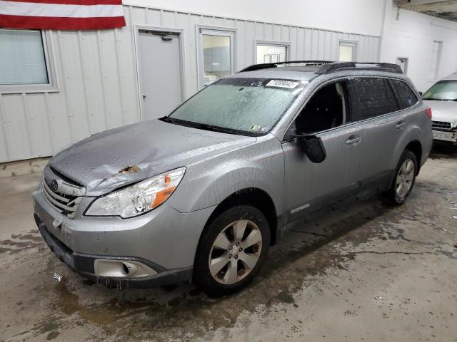 4S4BRBGCXB3327304 - 2011 SUBARU OUTBACK 2.5I PREMIUM SILVER photo 1