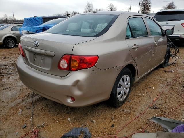 1NXBU4EE9AZ192839 - 2010 TOYOTA COROLLA BASE BEIGE photo 3