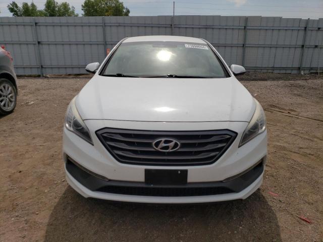 5NPE34AF9FH045036 - 2015 HYUNDAI SONATA SPORT WHITE photo 5