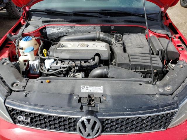 3VW467AJ2DM420228 - 2013 VOLKSWAGEN JETTA GLI RED photo 11