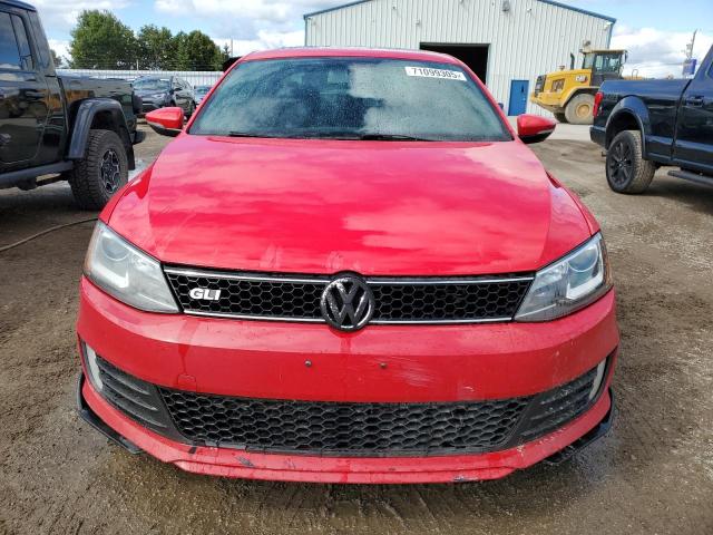 3VW467AJ2DM420228 - 2013 VOLKSWAGEN JETTA GLI RED photo 5