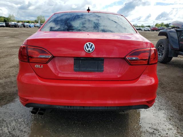 3VW467AJ2DM420228 - 2013 VOLKSWAGEN JETTA GLI RED photo 6