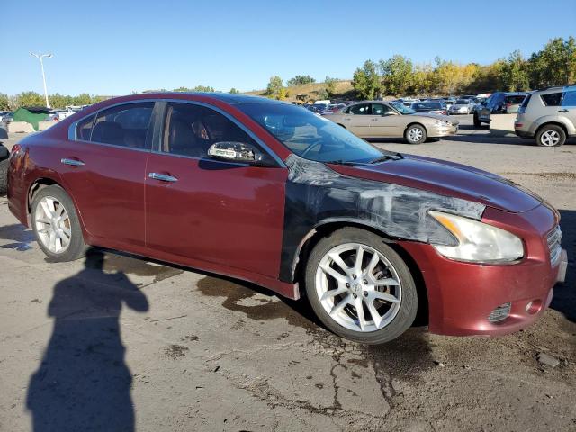 1N4AA5AP5BC801394 - 2011 NISSAN MAXIMA S MAROON photo 4