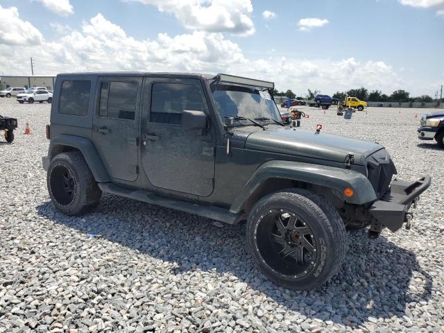 1J4GB59117L174051 - 2007 JEEP WRANGLER SAHARA GREEN photo 4