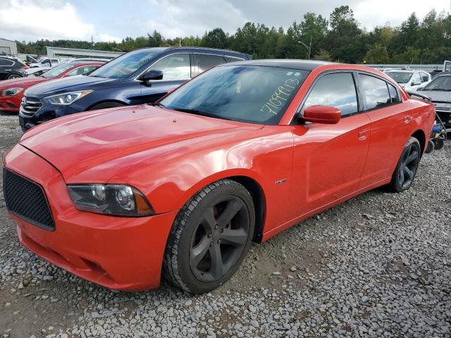 2C3CDXCT7EH189625 - 2014 DODGE CHARGER R/T RED photo 1