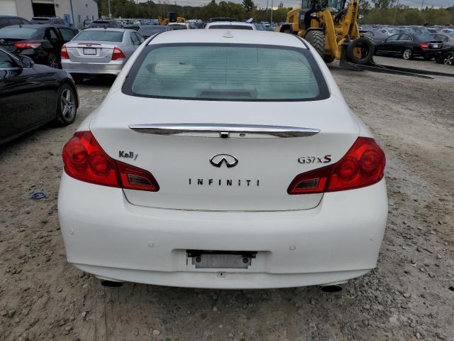 JN1CV6AR5CM674465 - 2012 INFINITI G37 WHITE photo 6