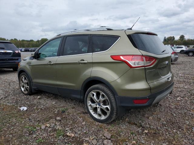 1FMCU9J95DUB59318 - 2013 FORD ESCAPE TITANIUM GREEN photo 2