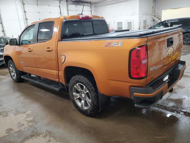 1GCGTDEN0H1291946 - 2017 CHEVROLET COLORADO Z71 ORANGE photo 2