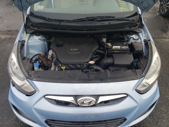 KMHCT4AE0EU612846 - 2014 HYUNDAI ACCENT GLS BLUE photo 11